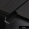 Aluminum Alloy I-Beam Wood Veneer Trim & Decorative Corner Strip for Wall and Floor