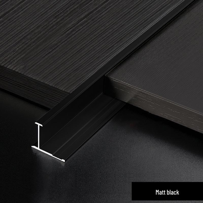 Aluminum Alloy I-Beam Wood Veneer Trim & Decorative Corner Strip for Wall and Floor