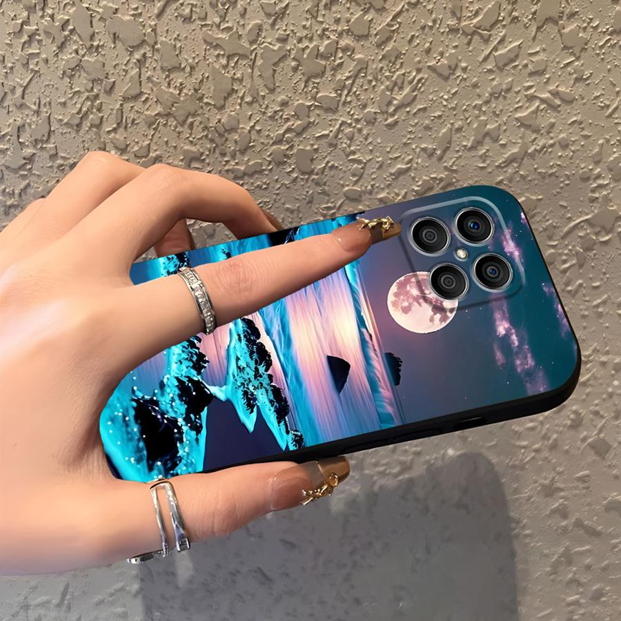 Funda Phone Cover Case for Honor 200 400 Lite Magic5Lite X5b 8X X6 X9a 90 70 X7 X8 Ocean Scenery Pattern