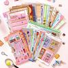Food-Themed Sticker Book, Creative Miniature Scene Collection, Fun Stress-Relief Daily Materials, Journal Sticker Book