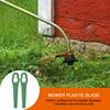90-300PCS Grass Trimmer Plastic Blade Replace Parts Brush Cutter Head Blades 85mm for Ferrex Aldi FAR 20-1 97699 2002706 FE220