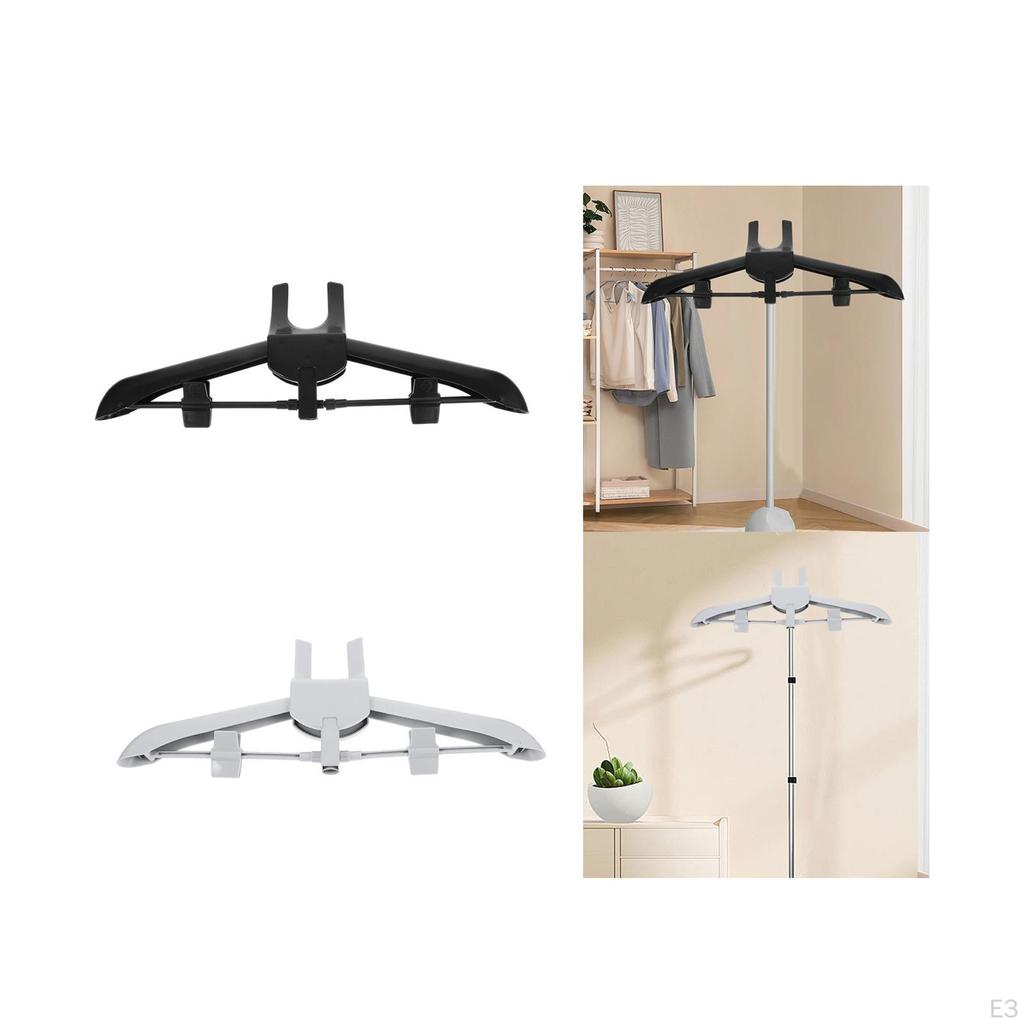 Wieszak do prasowania na parze z tkaniny, który umożliwia równoległe składanie teleskopowe