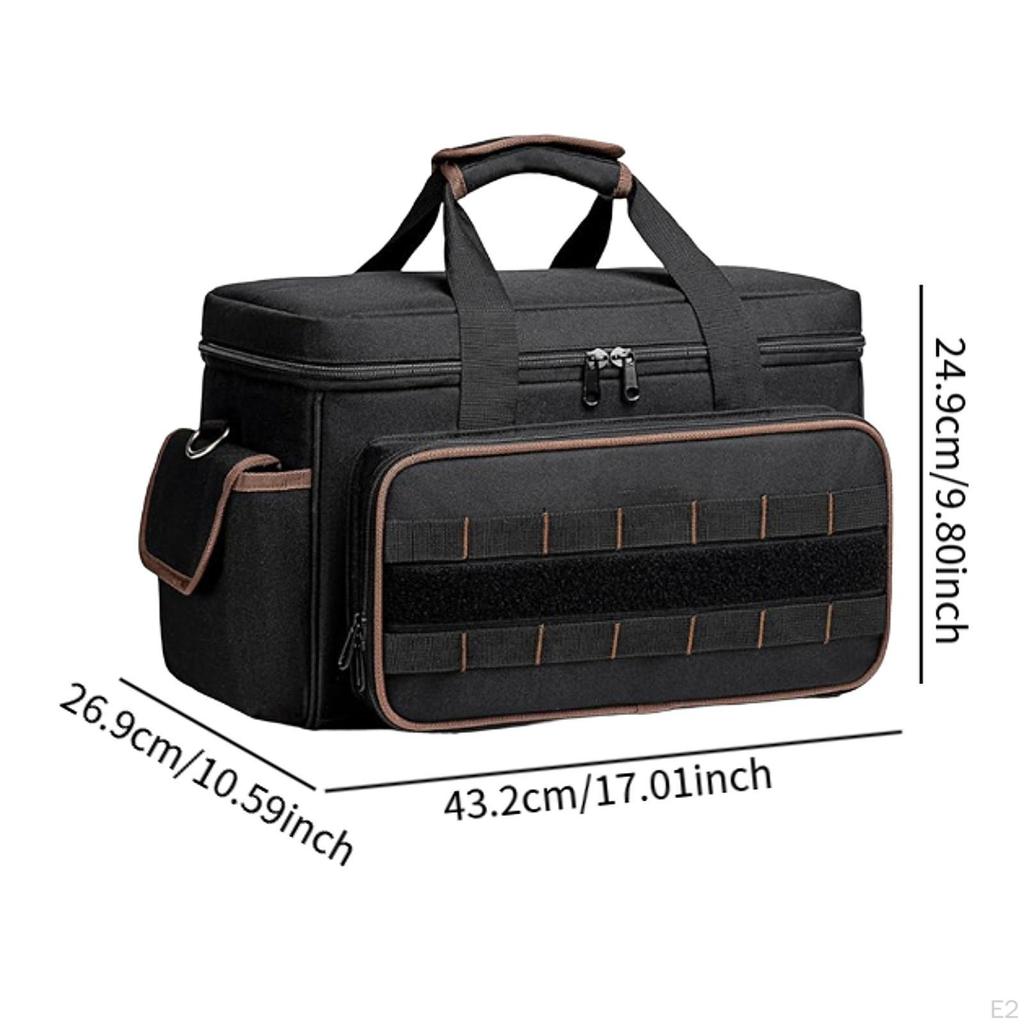 Heavy Duty Tool Bag Storage Carry Versatile with Shoulder Strap Handbag Organizer Tote for
