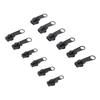24 Pcs Zipper Repair Kit 3 Sizes Metal Zipper Slider Replacement Detachable Multipurpose for