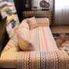 Pure Cotton Sofa Cushion for All Seasons Simple and Fashionable Fabric Non-slip Cotton Sofa Cover with Full Cover