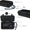 Lekufee Waterproof Hard Case for DJI Osmo Mobile 8 7P 7 Gimbal Stabilizer Accessories IP67 ABS Travel Carrying Storage Bag Black