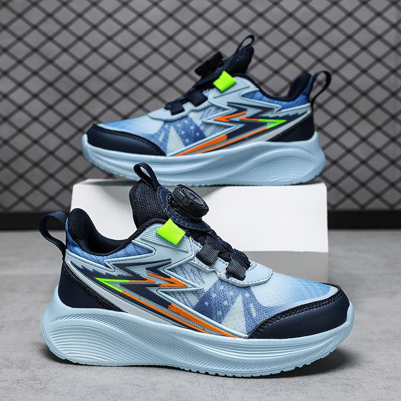 Children's mesh breathable sports classmates Boys 2025 spring and autumn non-slip girls running shoes trend versatile casual shoes