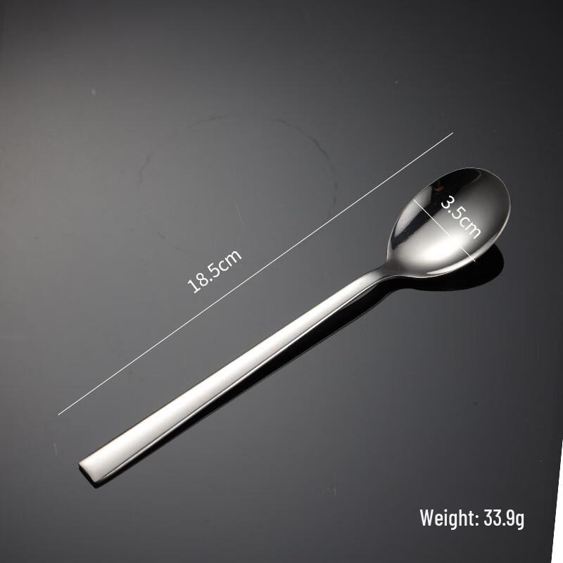 

Qianxing 304 Stainless Steel Korean Style Small Spoons, Set of 10