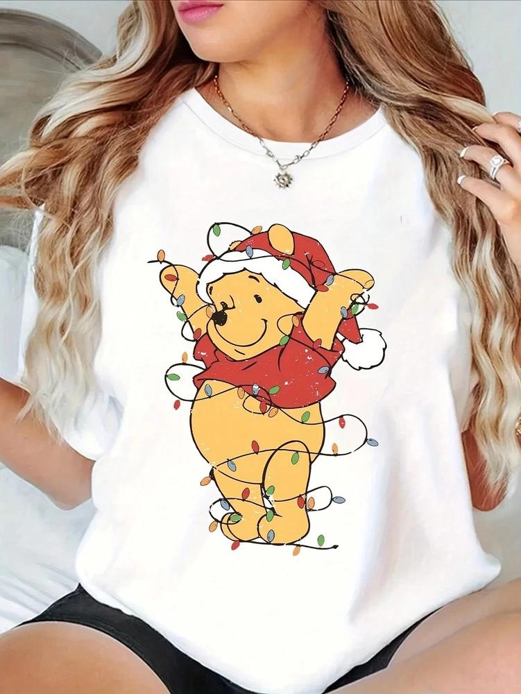 Funny Winnie The Pooh Snow White TShirt Unisex 2 S