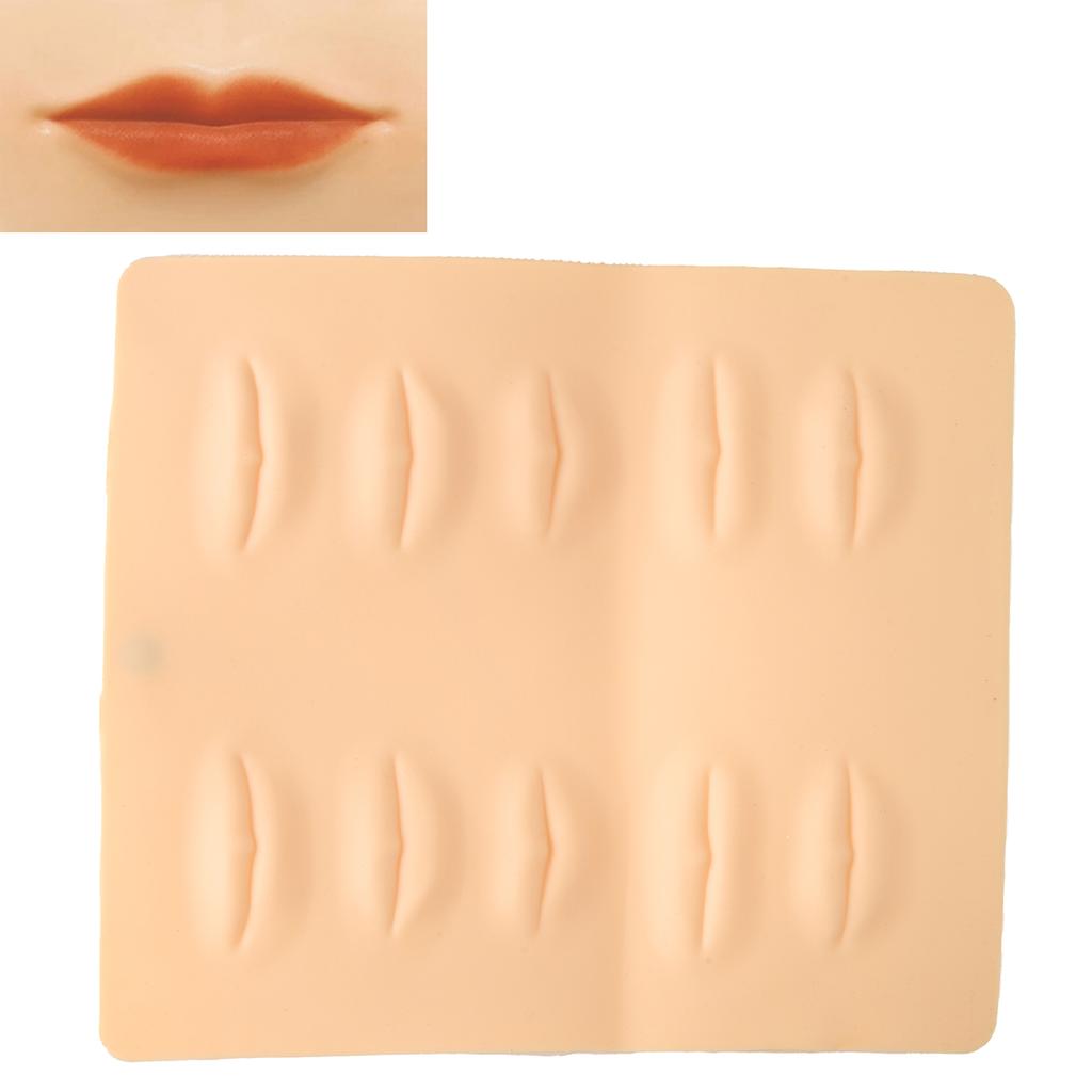 Lip Tattoo Practice Skin Silicone Tattoo Microblading Practice Skin for Beginners Tattoo Artist
