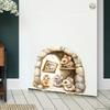Cartoon Mouse Hole Wall Stickers, Kids Room Nursery Bedroom Decor, Removable Self-Adhesive