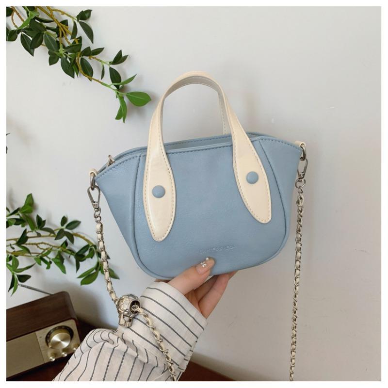 High-value Fashionable Portable Messenger Women's Bag, New Versatile Contrasting Color Simple High-end Shoulder Women's Bag