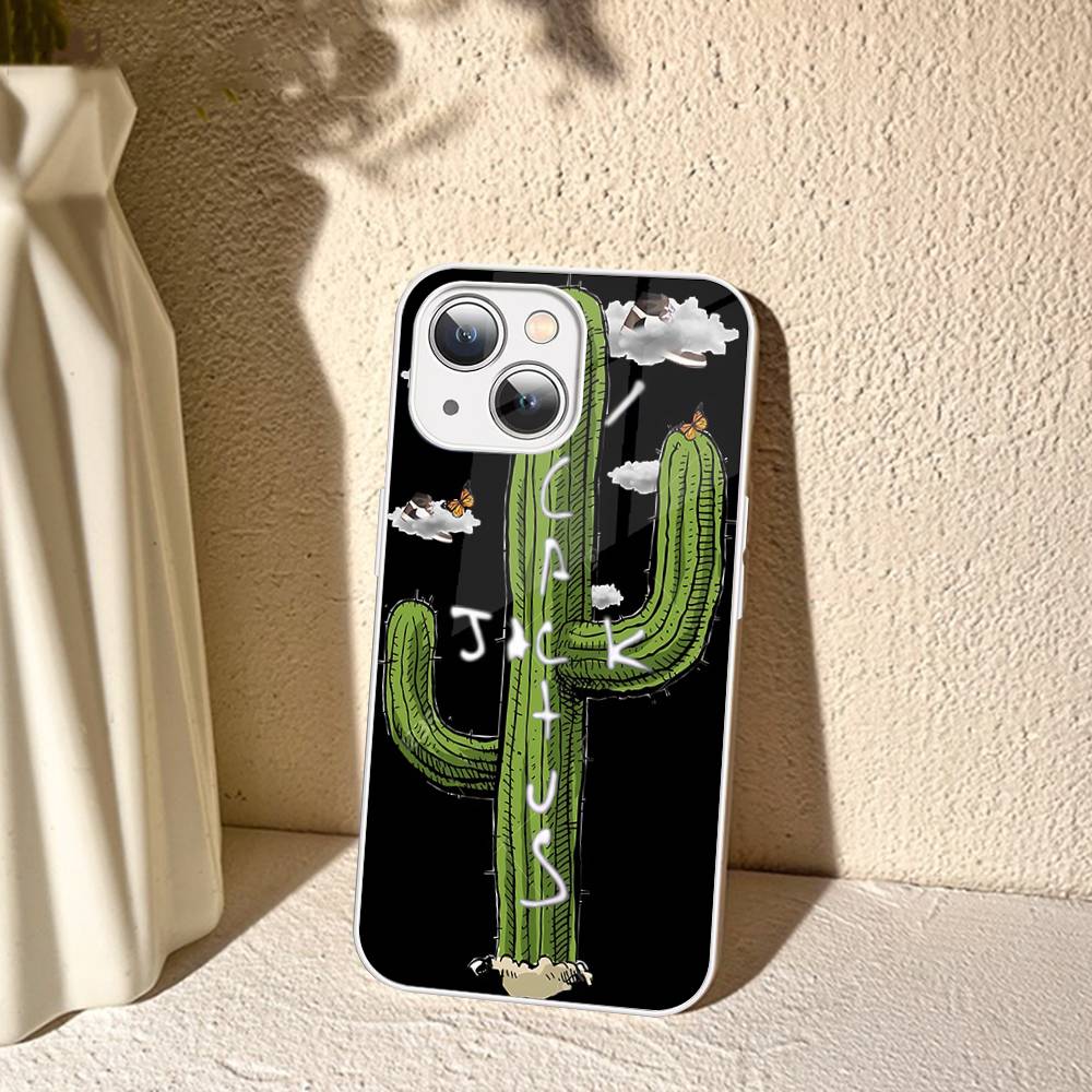 T-Travis S-ScottS Astroworld Tempered Glass For Iphone 14 13 12 11 Pro Mini XS MAX 14Plus X XS XR Cover