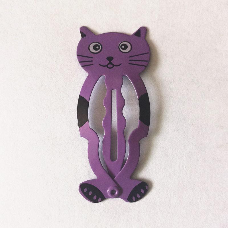 Trendy Kids' Hair Accessories: Cute Animal Metal Hair Clips & Waterdrop Print Crown Side Pins