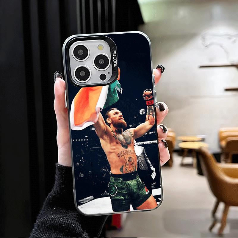 Conor McGregor Man Soft Phone Case for iPhone 15 16 17 Pro Max 17Air 16E 14 Plus 13 12 Mini Shockproof Cover Back Shell