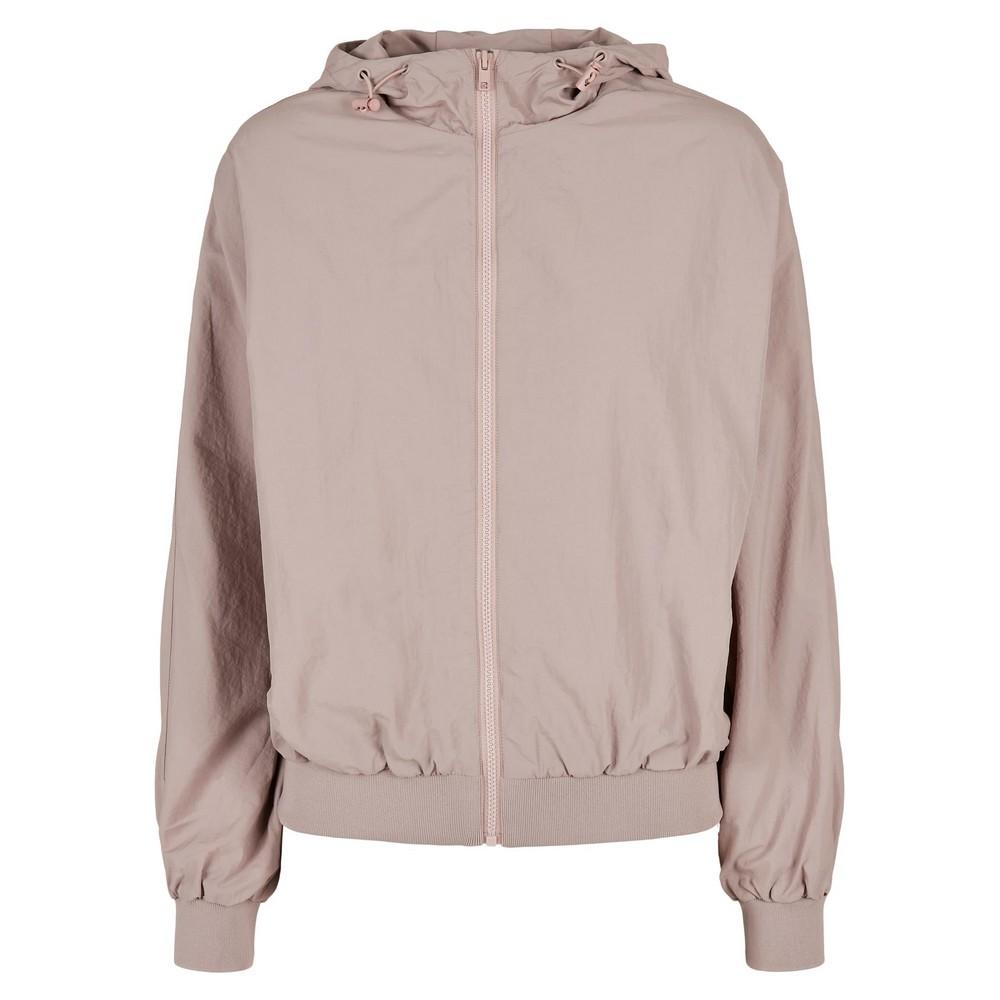 Build Your Brand Womens/Ladies Crinkle Batwing Jacket