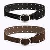 Ceinture de taille Fashion Punk pour Dames avec Boucle en Alliage pour Streetwear et Jupes Courtes