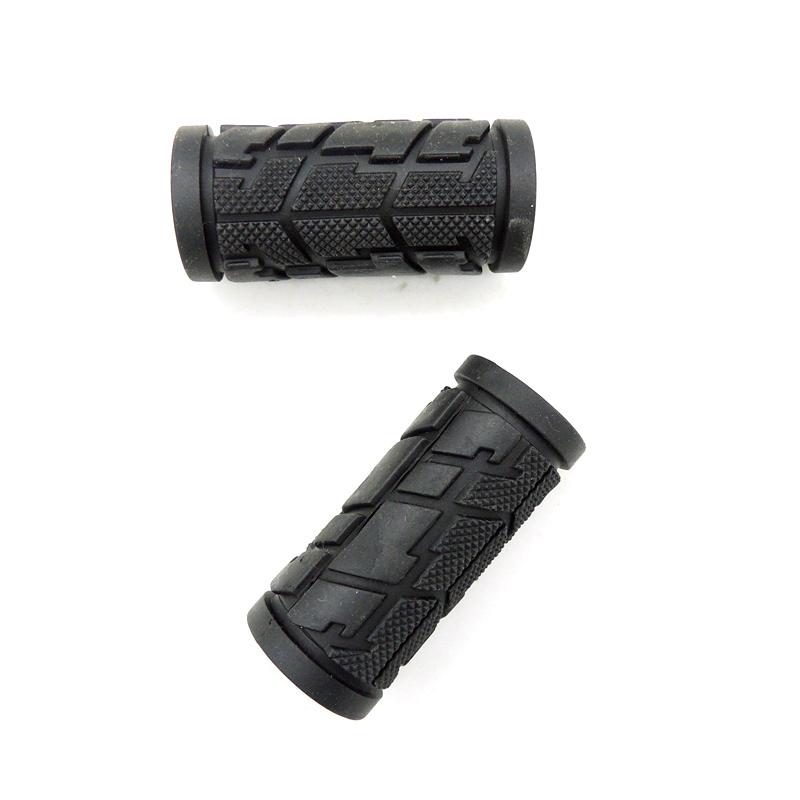 

2шт Mtb велосипед велосипед короткая текстура руля grips 65mm резиновая ручка ручка grip