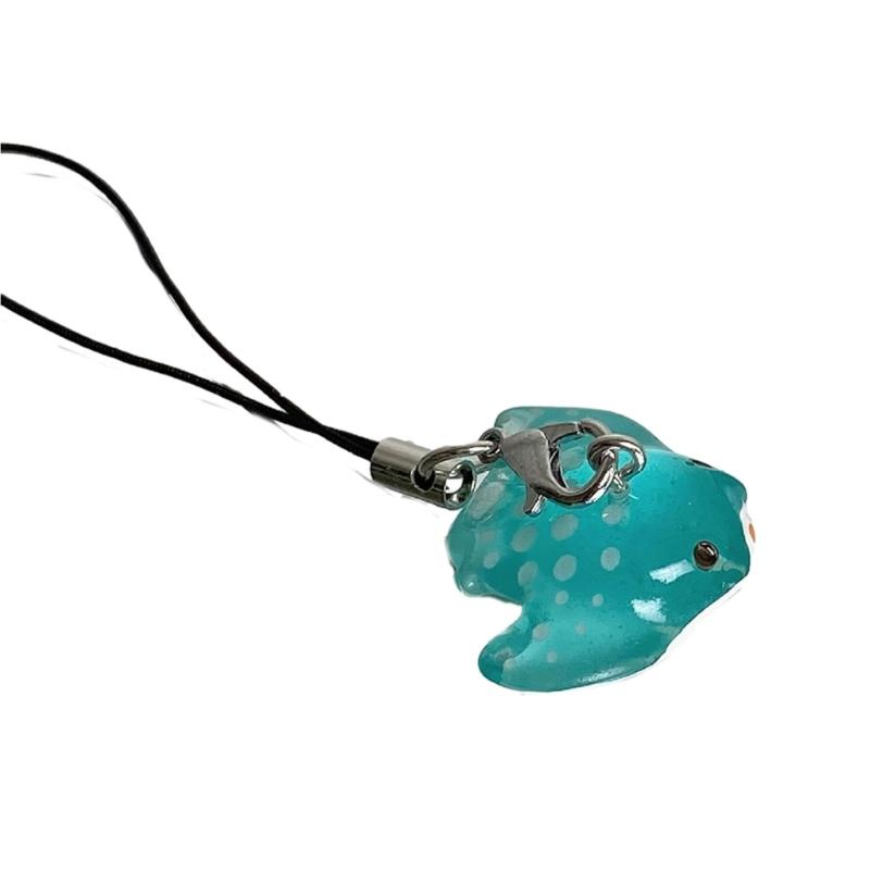 

Ocean Animal Keyrings Cute Marine Life Pendant Acrylic Keychain Colorful Phone Lanyard Versatile Bags Accessories