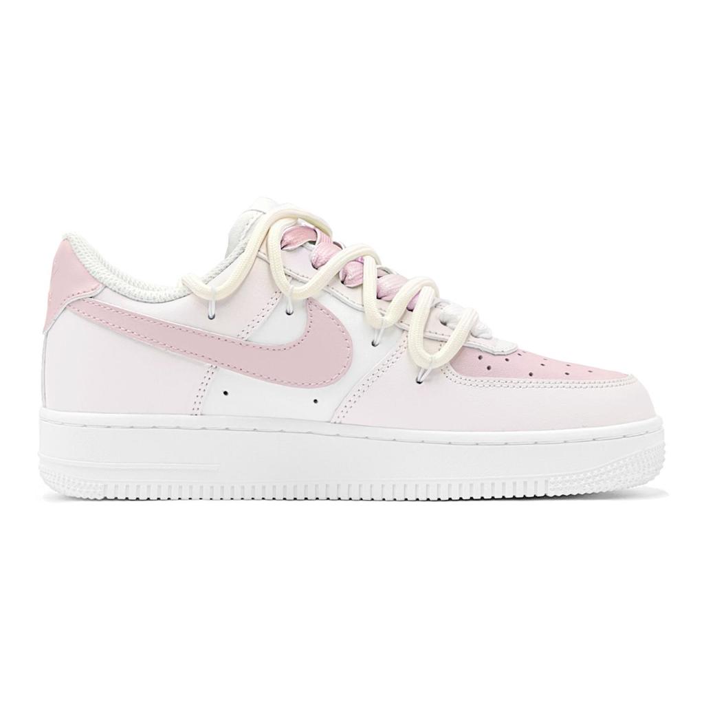 Nike Air Force 1 Low Rezistente la Alunecare Pantofi Skateboard Low top GS Roz Alb DH2920-111(TeamS-S-BOX)