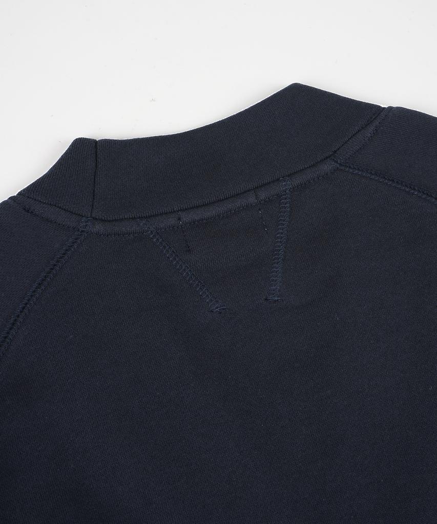 Birbante V-Neck Sweat Cardigan - Dark Navy