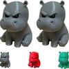 Flexible Miniature Hippo Decoration Creative Angry Little hippo  Landscaping Decoration