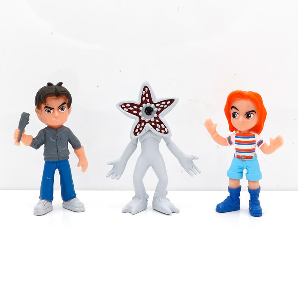 6 Stück/Set Figurenstil Puppen Eleven Monströse Humanoide Figur PVC Anime Figuren Sammlung Niedliche Spielzeuge für Kinder Weihnachten