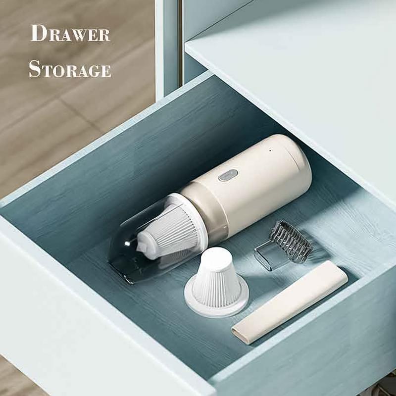 Vacuum Car Cleaner Small Cordless Air Duster Powerful Suction Home And Car Vacuum USB Charging Hand Pump For Home Car Couch