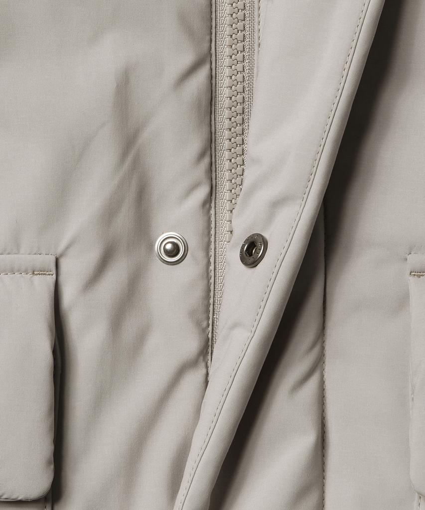 Musinsa Standard Out Pocket Down Short Padded Jacket [Dusty Beige]