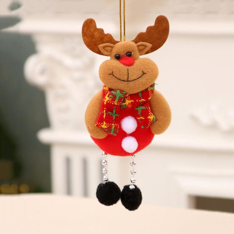 Cute Hugs The Tree Doll Santa Claus Snowman Christmas Tree Ornament Festive Decor Noel Atmosphere Cloth Xmas New Year 2025