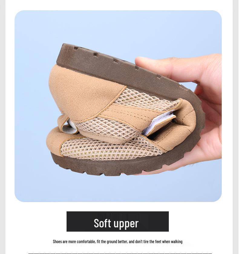 2026 Summer New Mary Jane Mesh Slip-On Shoes for Middle-Aged and Elderly Women - Breathable, Thin Sole Casual Footwear