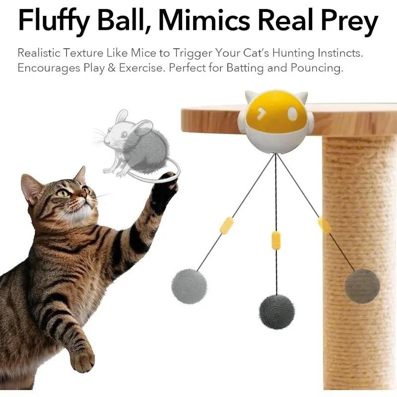Can Be Raised and Lowered Hair Balls Electric Cat Balls New Interactive Cat Toys Pet Toys Self-hilarious Electric Cat Balls Toys