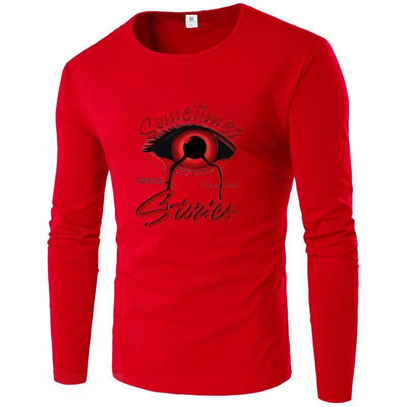 

Men s Long Sleeve Sweatshirt Round Neck Inner Thin Base Layer Top For Spring And Autumn Male T shirt S