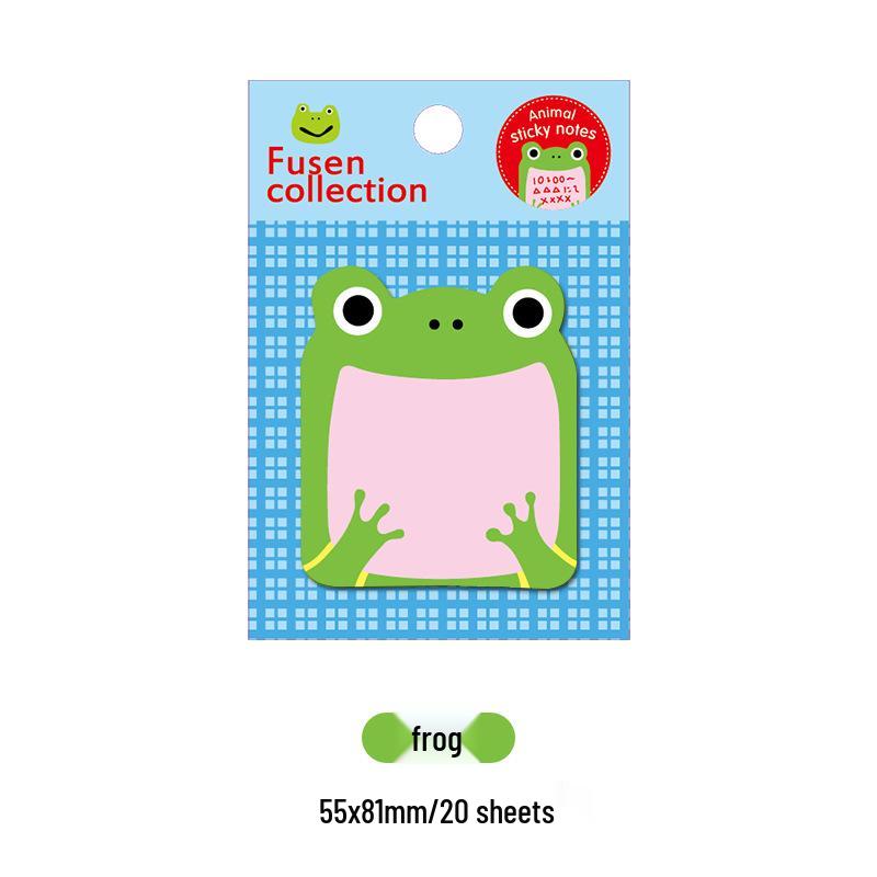 Korean Cute Cartoon Animal Sticky Notes | Tearable Memo Pad | Portable Student Stationery Gift