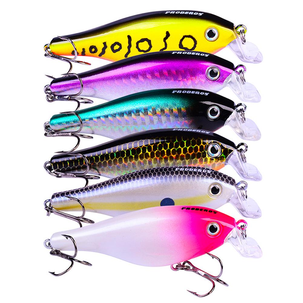Buy 6pcs Fishing Hard Lures 8.5cm 11g Crankbaits Fishing Baits