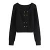 Autumn/Winter Women's Sweater Double Breasted Knitted Sweater Women's Cardigan Coat