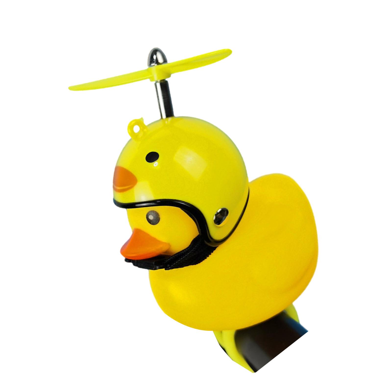

Велосипедный звонок в виде утки Универсальный велосипедный руль Желтый утиный звонок Резиновая утка Велосипедный звонок со светодиодной подсветкой Шлем и пропеллер G