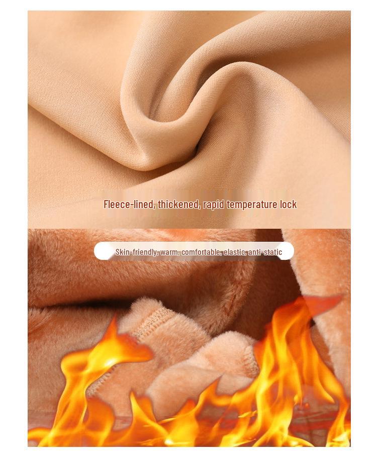 Children's Performance Base Layer: Flesh-Colored Fleece Dance Shirt for Winter