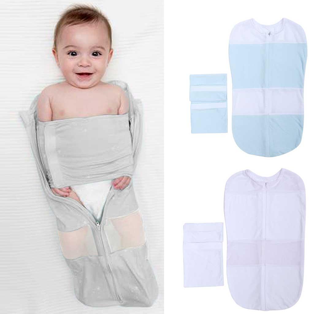 Buy Baby Summer Zipper Blanket Swaddle Sleeping Bag Kids Toddler Sleep Wrap at affordable prices