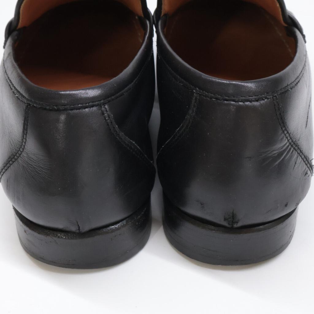 Salvatore Ferragamo UR32981 FIRENZE 20 Gancini Bit Loafers Shoes 9EE blackUsed