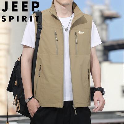JEEP SPIRIT Men's Casual Outdoor Vest