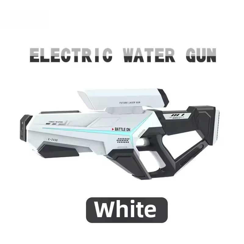 Electric Water Gun Powerful Squirt Automatic Water Suction Continuous Firing Watergun Large Capacity Summer Outdoor Beach Toy