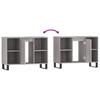 Bathroom Cabinet Grey Sonoma 80 x 33 x 60 cm Engineered Wood