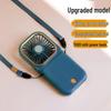 Ultra-Thin Foldable Handheld Neck-Hanging Mini Fan with USB Charging and Digital Display