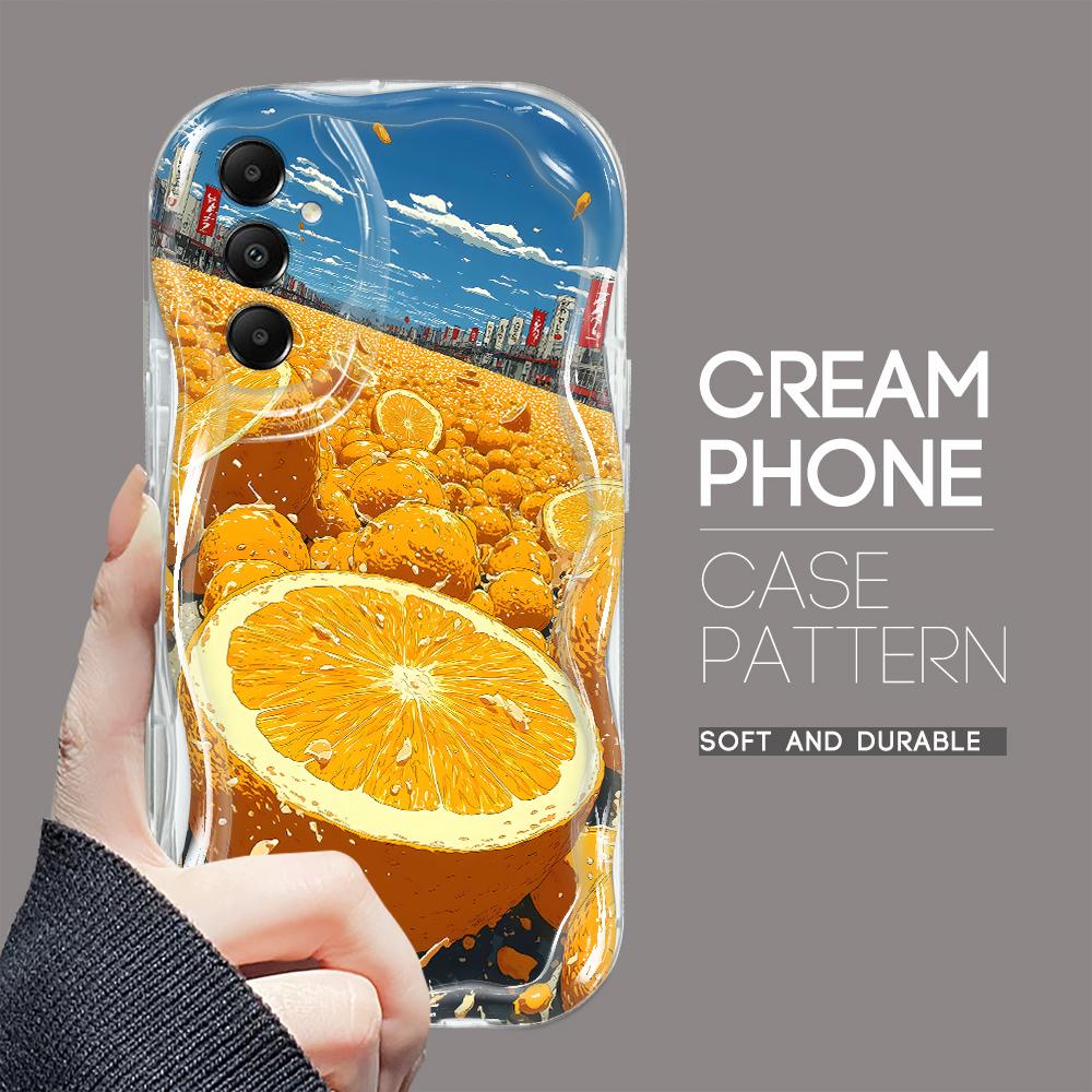 

Милый мультяшный узор, кремовая текстура, мягкий силиконовый чехол с волнистыми краями, чехол для телефона Samsung Samsung S24 5G прозрачный