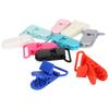 10Pcs Suspender Clips Nylon Material Colorful Fix Locking Duckbill Sling Clip with Buckle