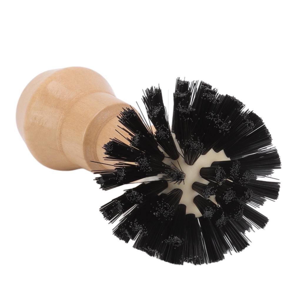 Čisticí kartáč Portafilter Profesionální přenosný kartáč na čištění kávy Tamper s dřevěnou rukojetí