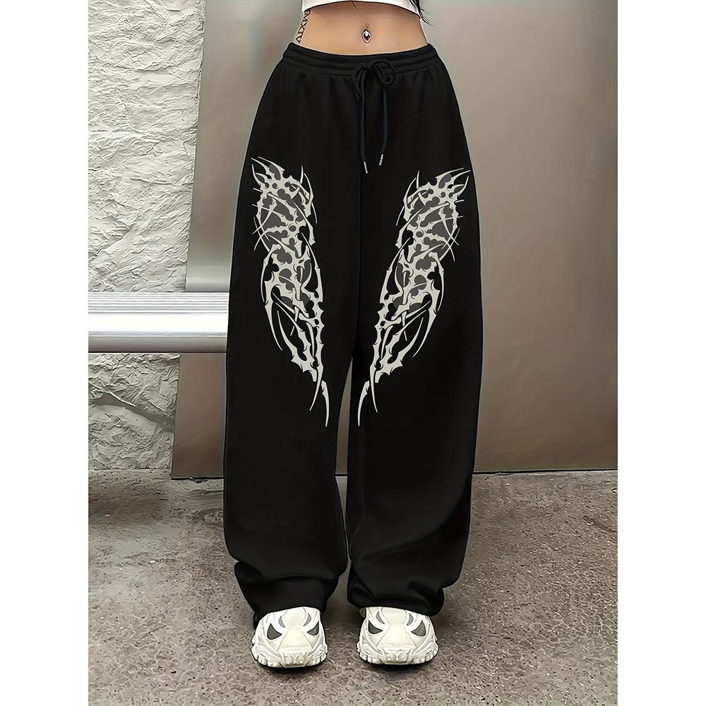 High Street Hip Hop Trend Casual Pants Men's Summer New Loose Niche Straight Versatile Long Pants