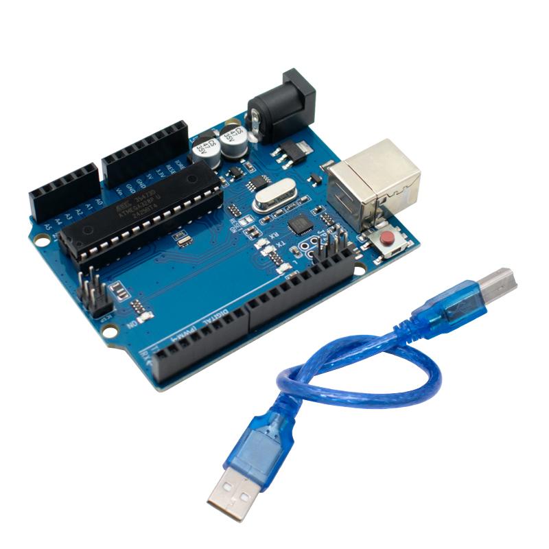 UNO R3 Official Box ATMEGA16U2 Original ATMEGA328P Chip CH340G For WArduino UNO Development Board WeMos ESP8266