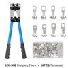 Crimping Pliers Tube Terminal Crimper Hex Crimp Tool Multitool Battery Cable Lug Cable Hand Tools HX-50B 6-50mm² AWG 10-0